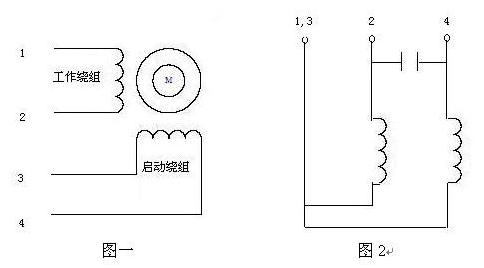 单相电机正反转接线图及其工作原理